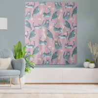 Bad Grey Tabby Cats Knocking Stuff Over Pattern