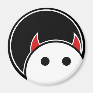 Bad Habit round magnet