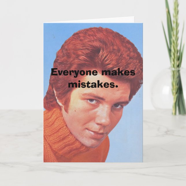 Bad Hair Card (Front)