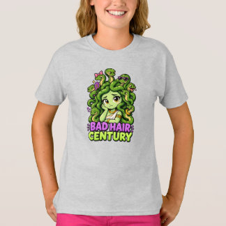 Bad Hair Century – Cute Medusa Greek Mythology Hum T-Shirt