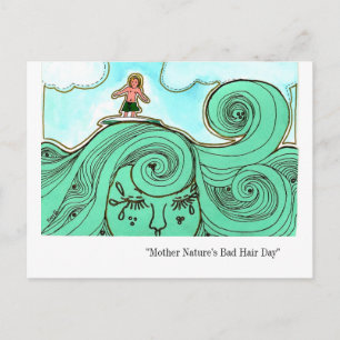 Bad Hair Day Postcard