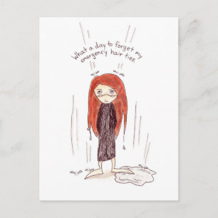 Bad Hair Day Postcard