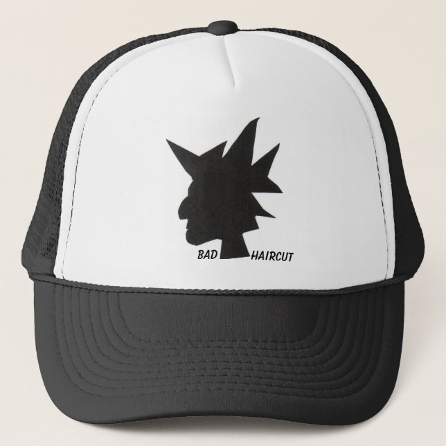 bad haircut trucker hat (Front)