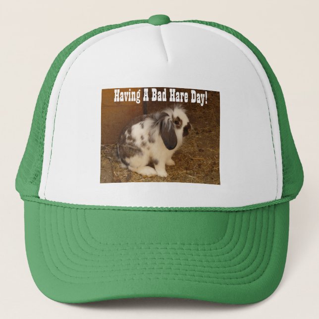 Bad Hare Day Baseball Hat (Front)