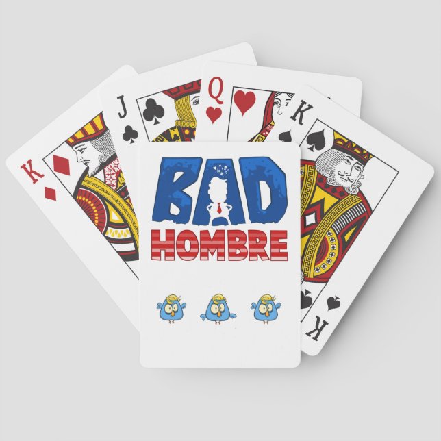 Bad Hombre Playing Cards (Back)