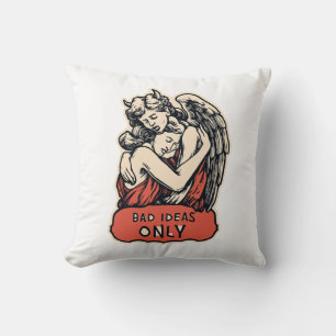 Bad Ideas Only - Vintage Gothic Cushion