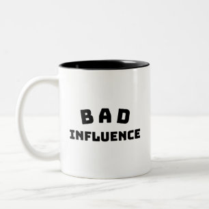 BAD Influence Classic Mug – Bold Black Typography