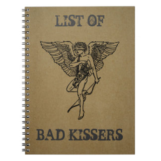 Bad kissers diary notebook