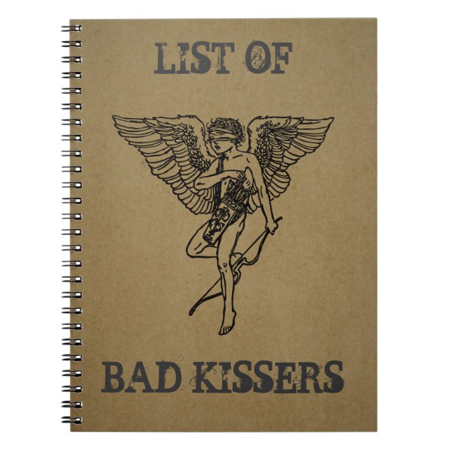 Bad kissers diary notebook (Front)