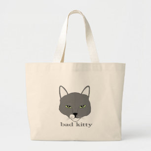 Bad Kitty Canvas Tote bag