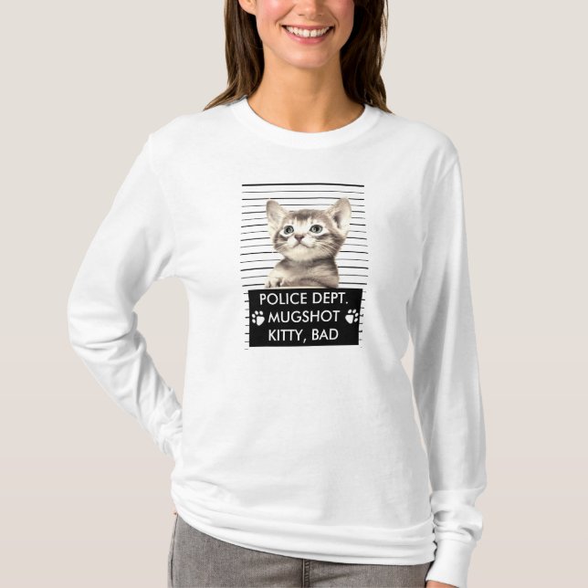 BAD KITTY MUGSHOT T-SHIRT (Front)