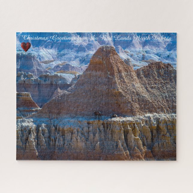 Bad Lands North Dakota  Jigsaw Puzzle (Horizontal)