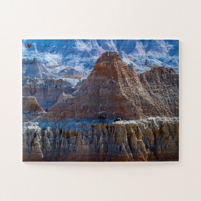 Bad Lands North Dakota Jigsaw Puzzle (Horizontal)
