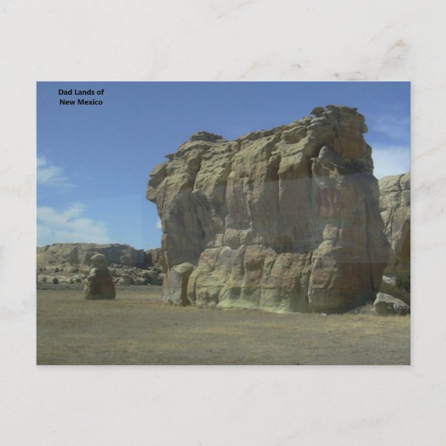 Bad Lands of New Mexico Postcard (Front)