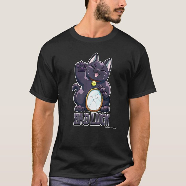 Bad Luck Cat Premium T-Shirt (Front)