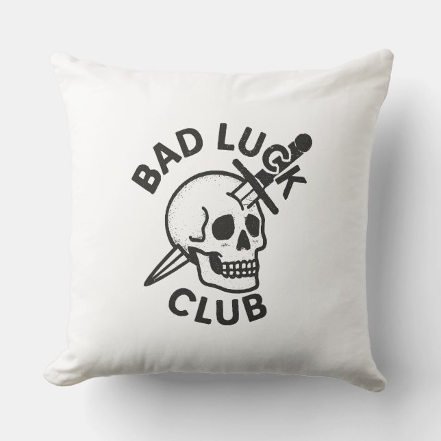 Bad Luck Club Cushion (Front)