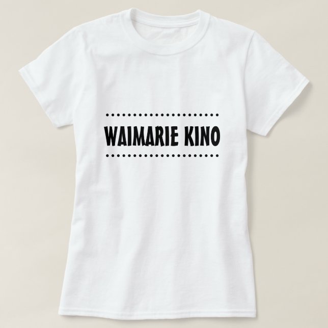 Bad luck in Maori - waimarie kino T-Shirt (Design Front)