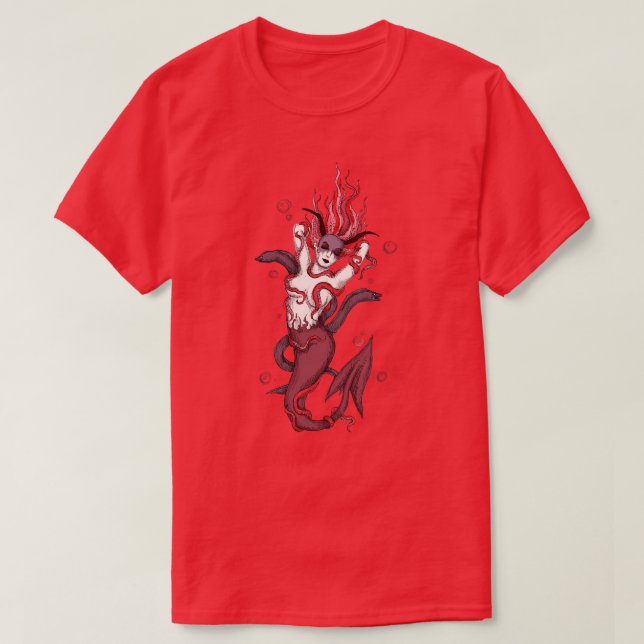 Bad Mermaid II T-Shirt (Design Front)