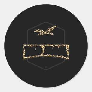 Bad Mom Est 2026 Shirt Retro Mommy Messy Bun Mothe Classic Round Sticker