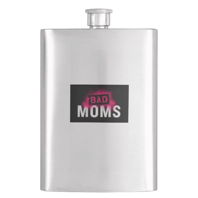 BAD MOMS Flask (Front)