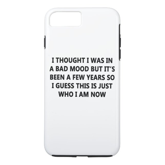 Bad Mood Case-Mate iPhone Case (Back)