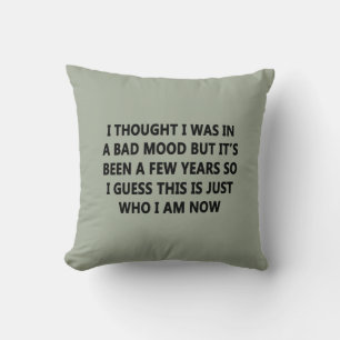 Bad Mood Cushion