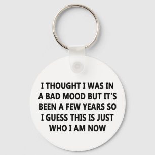 Bad Mood Key Ring