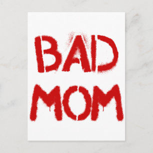 Bad Mum Postcard