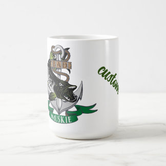 Bad Muskie Wrapped Around Award Boat Anchor Coffee Mug