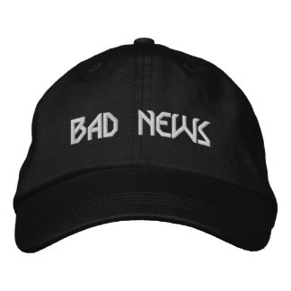 BAD NEWS logo hat