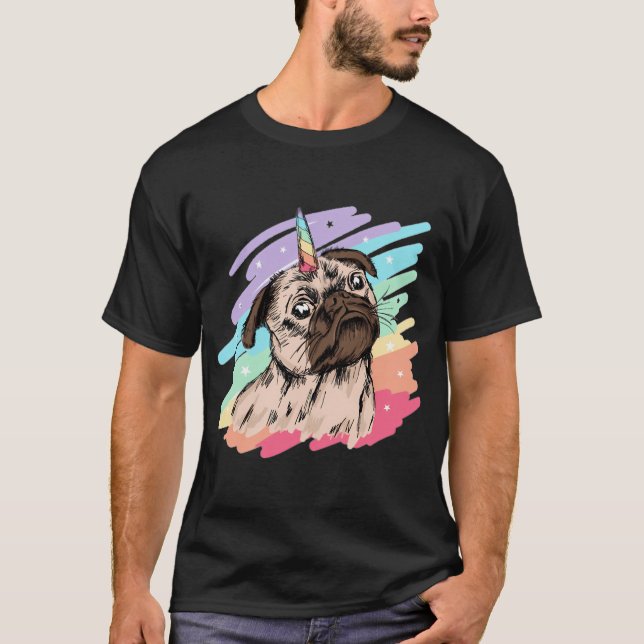 Bad Puggy  Mug Shot T-Shirt (Front)