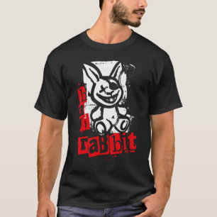 Bad Rabbit Rabbit As Grunge Style Parody T-Shirt