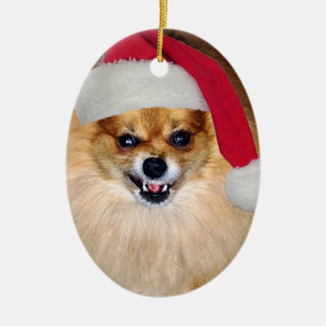 Bad Santa Christmas ornament (Front)