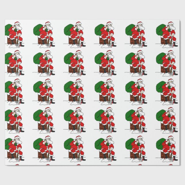 Bad Santa Wrapping Paper (Flat)