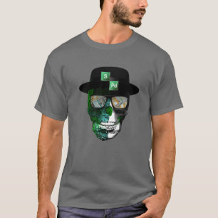 Bad Skull Breaking Sunglasses For Halloween T-Shirt