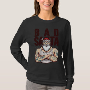 Bad tattoo santa christmas T-Shirt