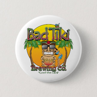 Bad Tiki Brewing Company 6 Cm Round Badge