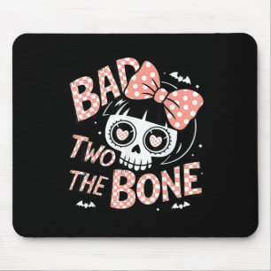 Bad Two The Bone 2 Years Old Birthday 2nd Toddler Mouse Pad