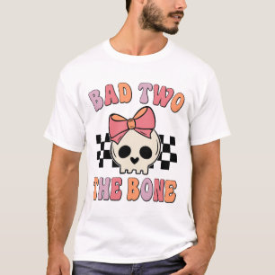 Bad Two The Bone Birthday 2 Years Old Birthday Kid T-Shirt