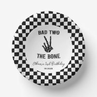 Bad Two The Bone Skeleton 2nd Birthday Party