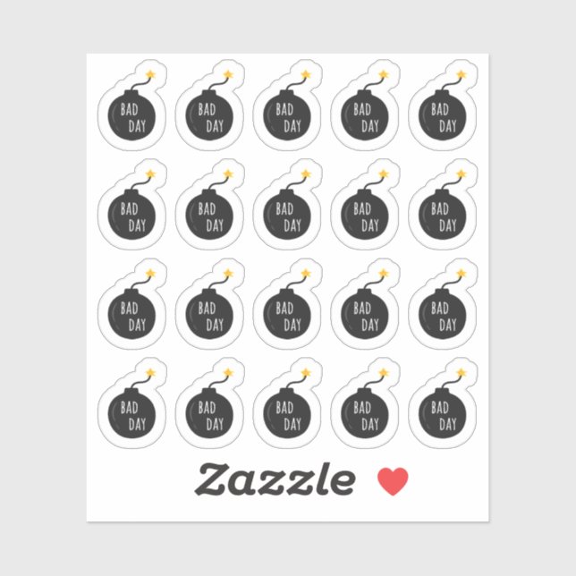 Bad Unlucky Day Depression Anxiety Tracker Planner (Sheet)
