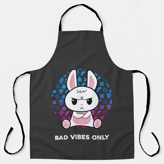 Bad Vibes Only Apron (Front)