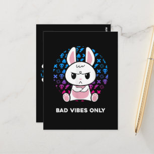 Bad Vibes Only Postcard