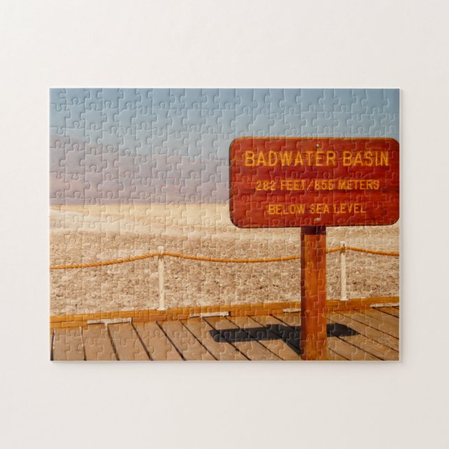 Bad Water Basin Nevada. Jigsaw Puzzle (Horizontal)
