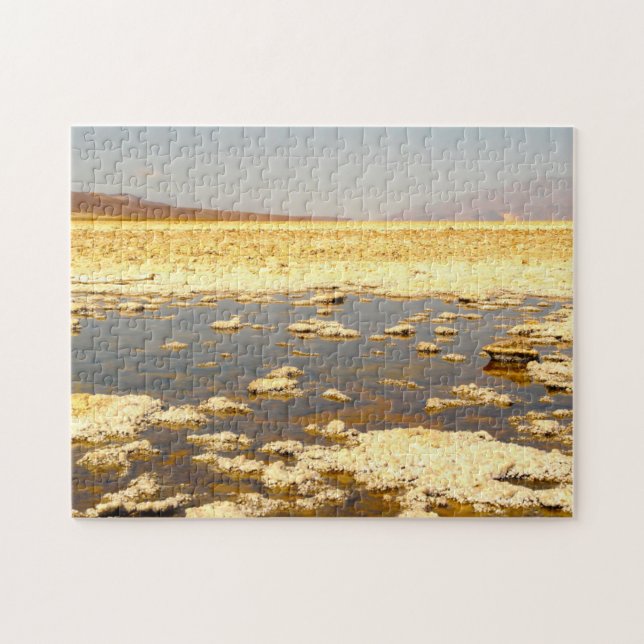 Bad Water Salt Pan. Nevada. Jigsaw Puzzle (Horizontal)