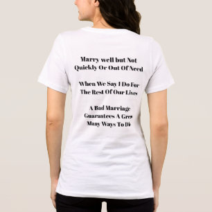 Bad Wedding T-Shirt Tri-Blend Shirt