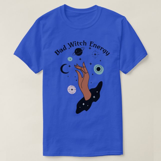 Bad Witch Energy Halloween 1 T-Shirt (Design Front)