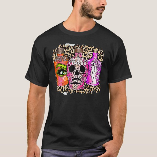 Bad Witch Energy Leopard T-Shirt (Front)