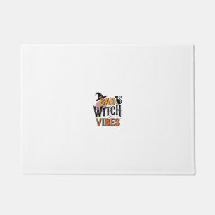 Bad Witch Vibes Vintage Halloween Shirt Design_1 Doormat