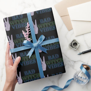 Bad Witch Vibes Witchy Hands Wrapping Paper